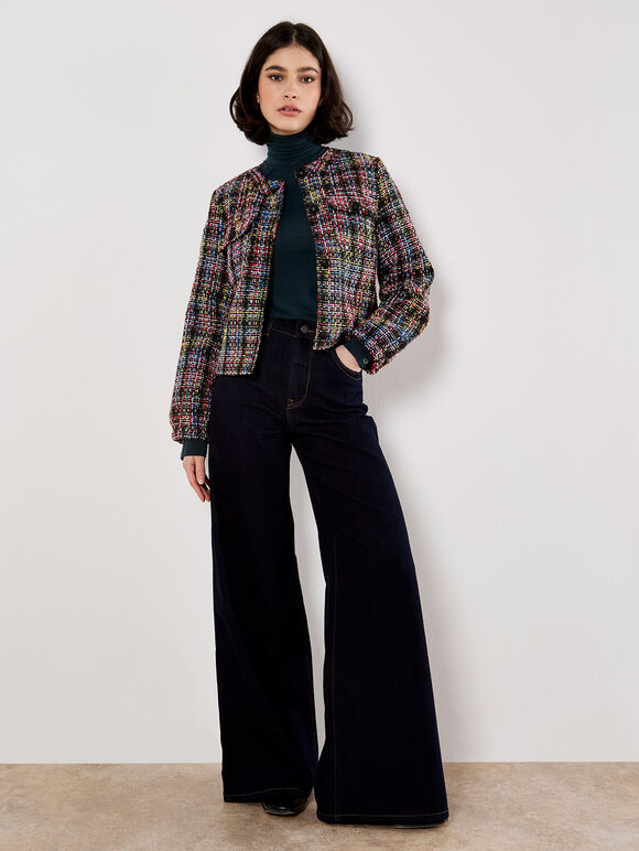Multicoloured Tweed Jacket