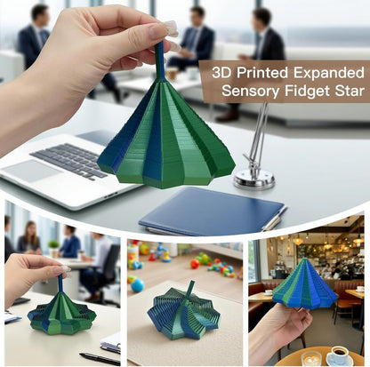 🏆Only $9.99⚡Last Day Promotion!🎁3D Printed Expanded Sensory Fidget Star