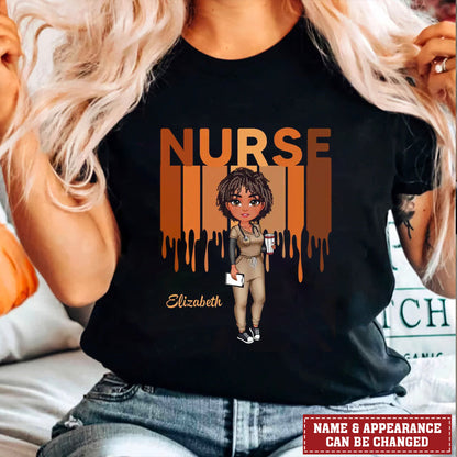 Personalized Custom T-Shirt - Nurse's Day, Appreciation Gift For Nurse - Love Nurse Life