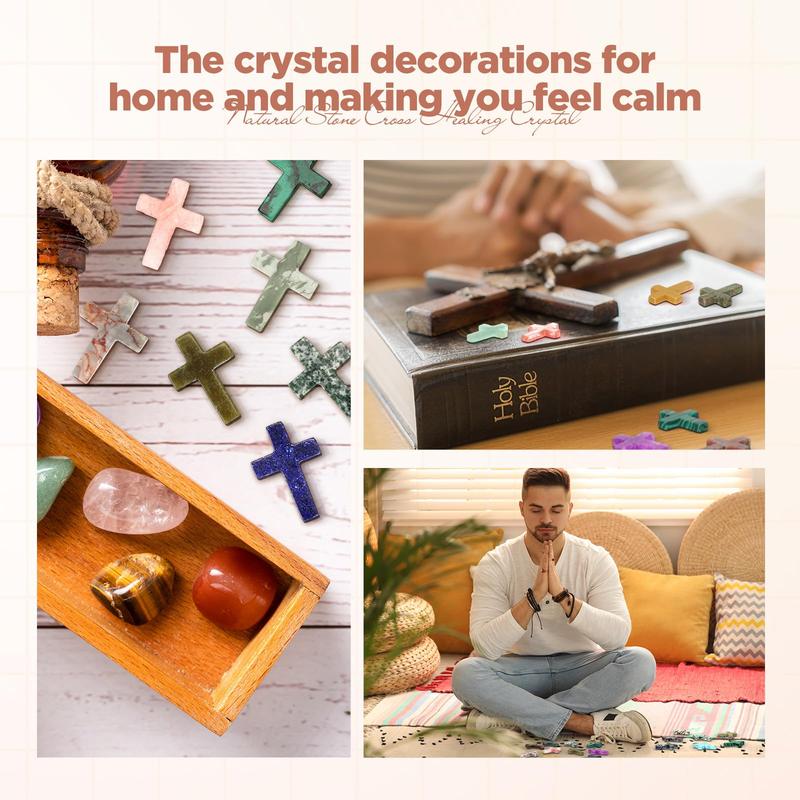 ✝️ Handmade Natural Crystal Crosses
