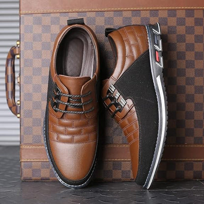 Men's Fashion Calfskin Leather Shoes
