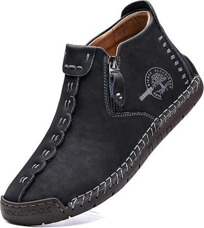 Men's zip-up casual shoes