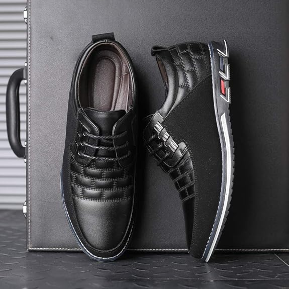 Men's Fashion Calfskin Leather Shoes