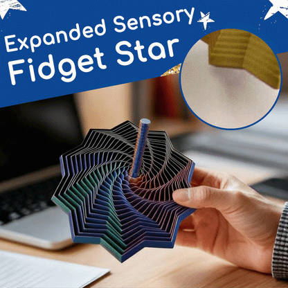 🏆Only $9.99⚡Last Day Promotion!🎁3D Printed Expanded Sensory Fidget Star