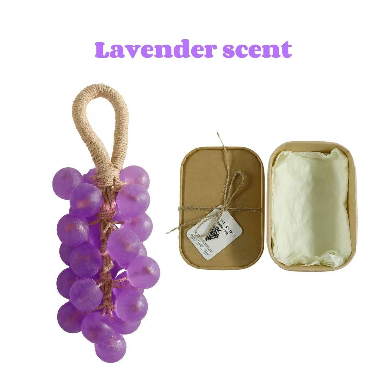 🔥Christmas Sale 49% OFF💕Personalized Original Handmade Crystal Grape Soap Gentle Cleansing Soap