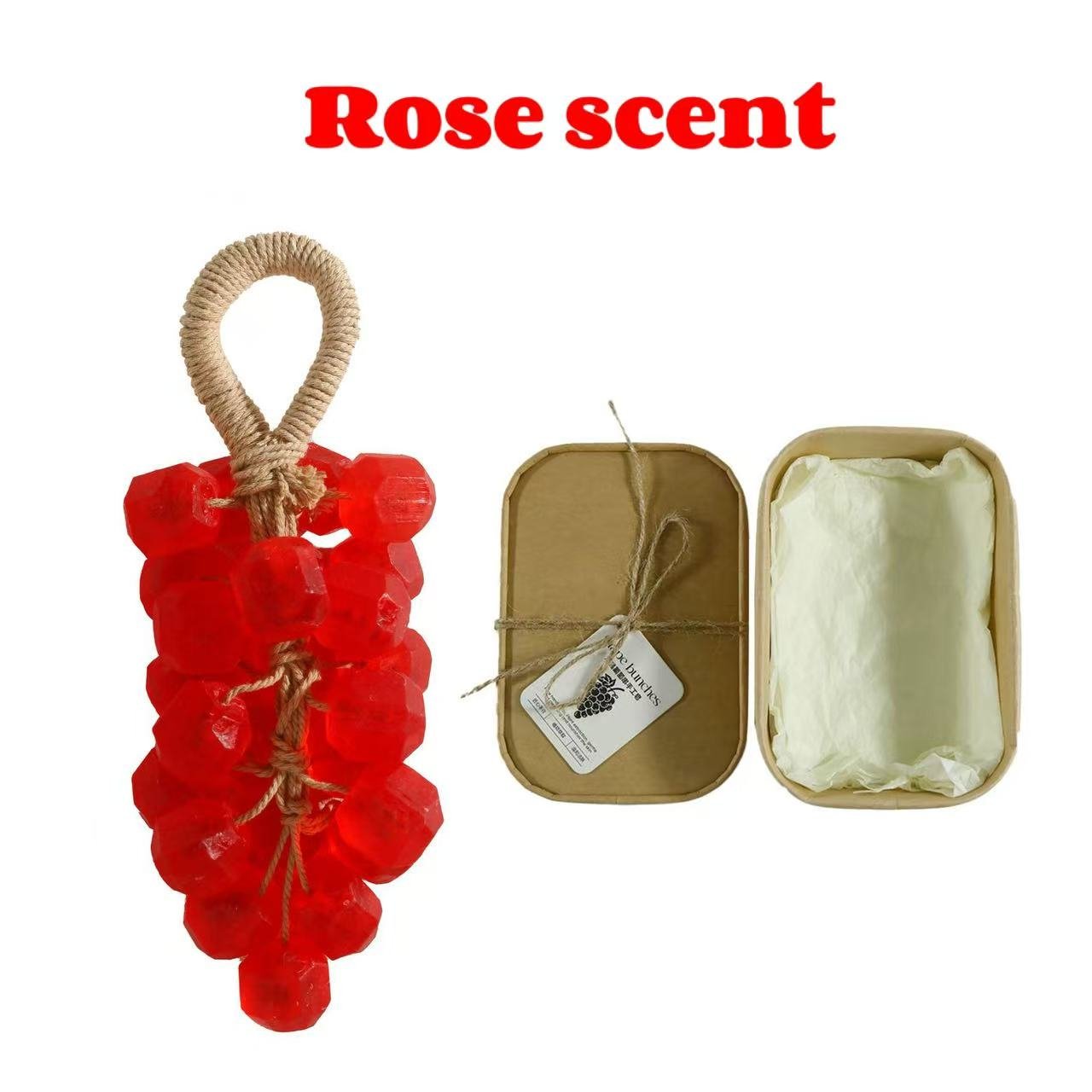 🔥Christmas Sale 49% OFF💕Personalized Original Handmade Crystal Grape Soap Gentle Cleansing Soap