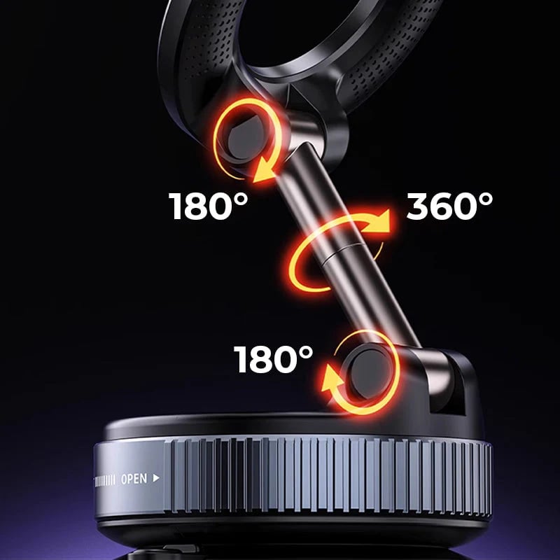 🏆Flash Sale⚡ 50K+ SOLD! Almost Gone-💥Retractable Car Phone Mount - 360° Magnetic Holder
