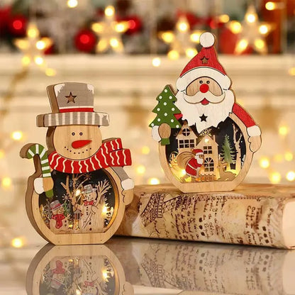 ✨Christmas Snowman & Santa Claus Night Light Decorations Indoor