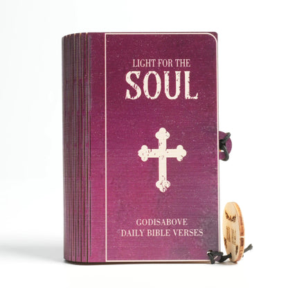 🔥Limited Time Discount🎁 - ✝️Handmade Wooden Bible Verses Box - Daily Bible Verses (🎁 A Reminder of God's Words💖)