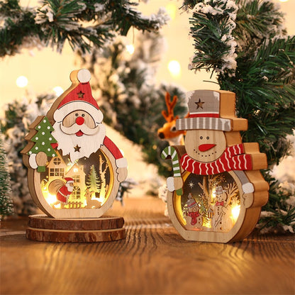 ✨Christmas Snowman & Santa Claus Night Light Decorations Indoor