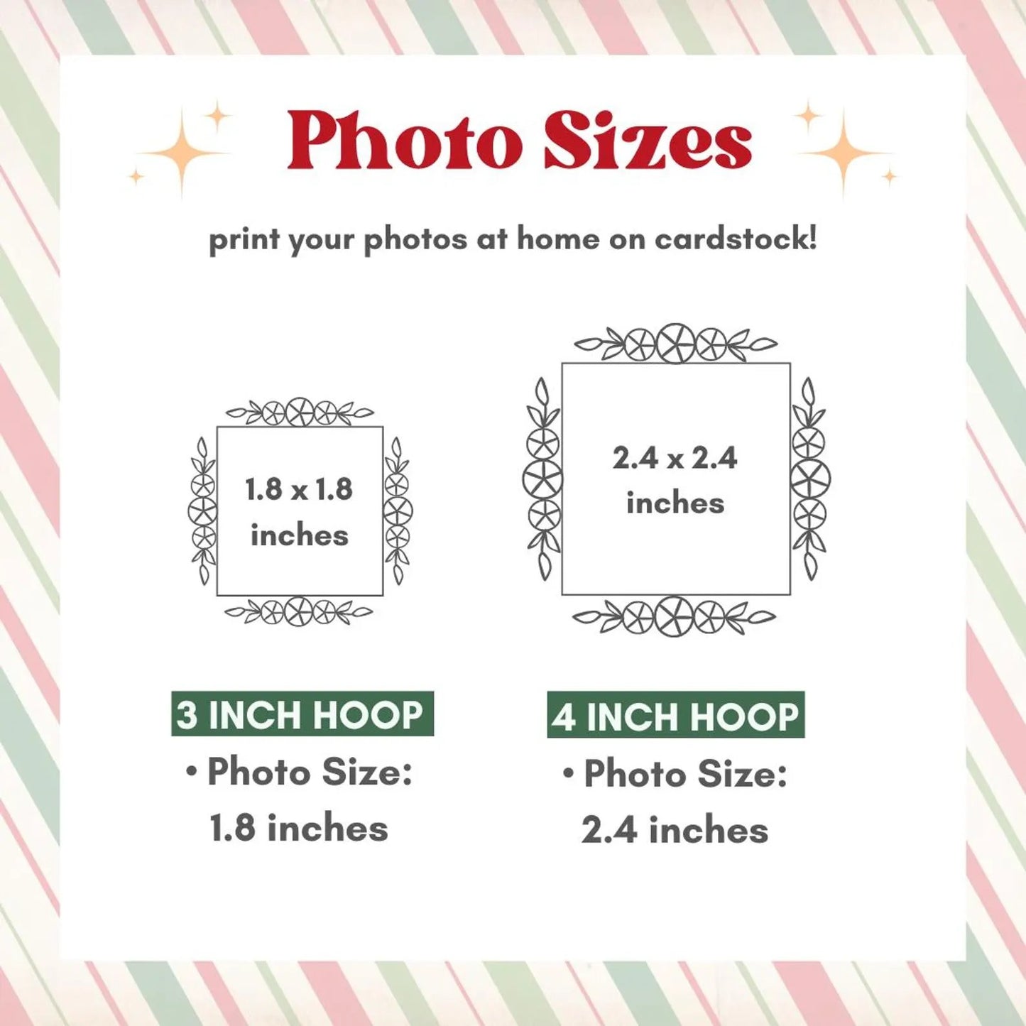 🎀🎄DIY Photo Embroidery Ornament Kit 🪡 Handmade Christmas Gift & Decor